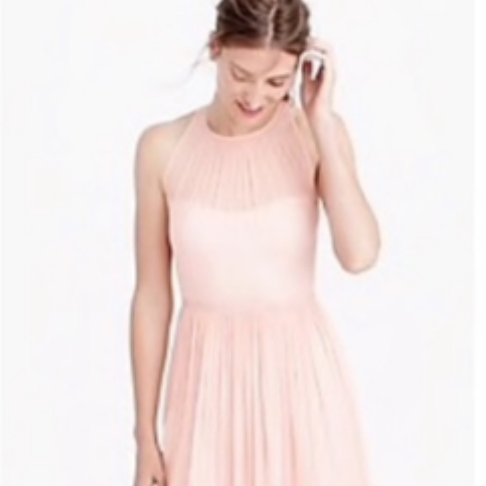 J. Crew Megan long chiffon gown